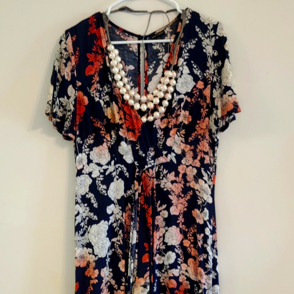 Tea length dress with shorts sheathing